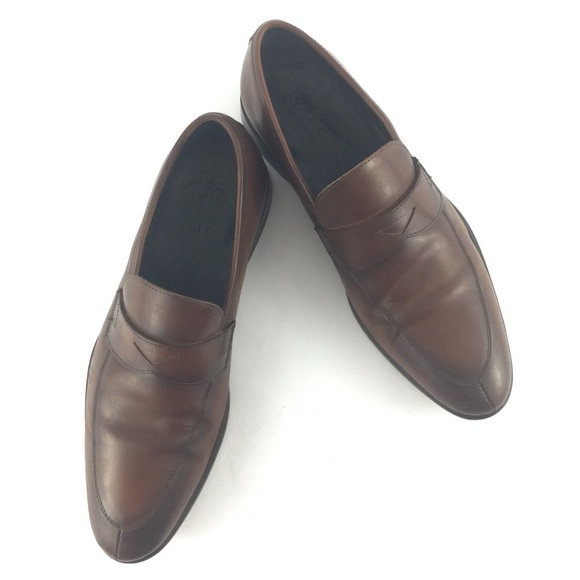 Louie Sao Paolo Genuine Leather Penny Loafers main image 7